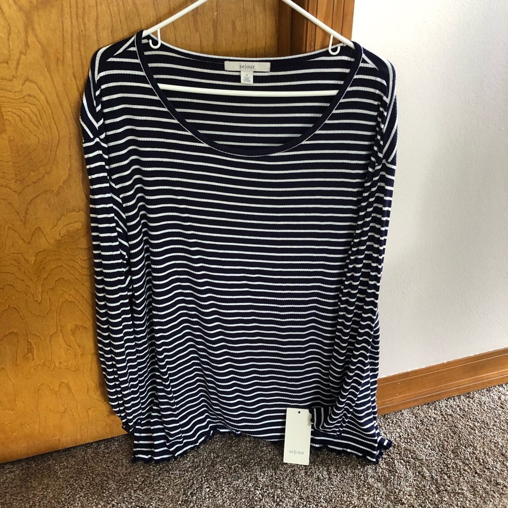Plus Size Nordstrom Sejour Striped T Shirt NWT